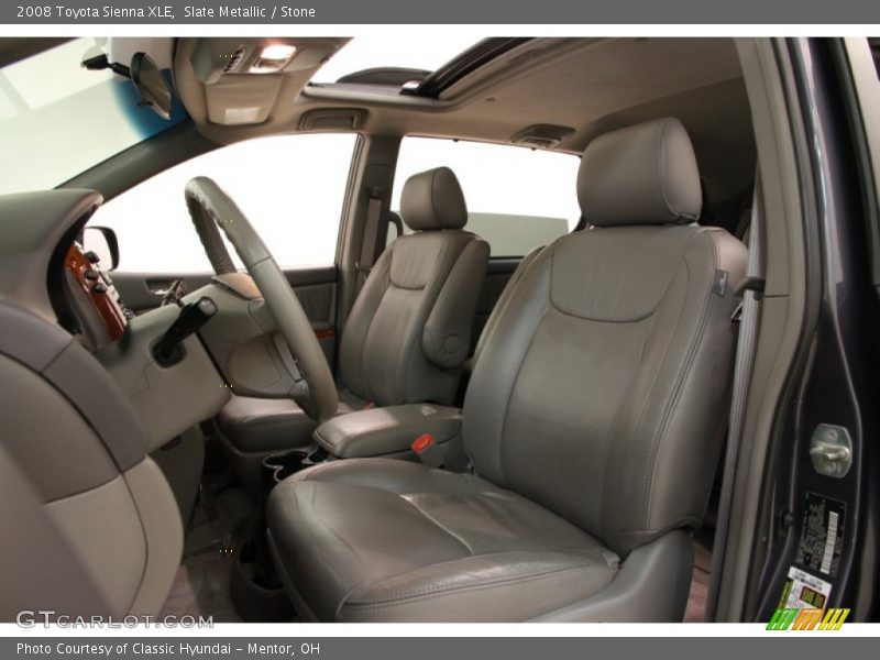 Slate Metallic / Stone 2008 Toyota Sienna XLE