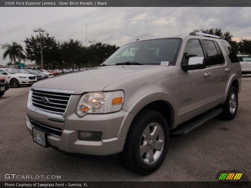 Silver Birch Metallic / Black 2006 Ford Explorer Limited