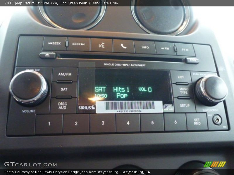 Audio System of 2015 Patriot Latitude 4x4