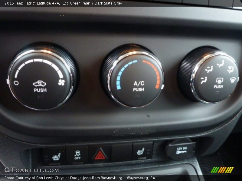 Eco Green Pearl / Dark Slate Gray 2015 Jeep Patriot Latitude 4x4
