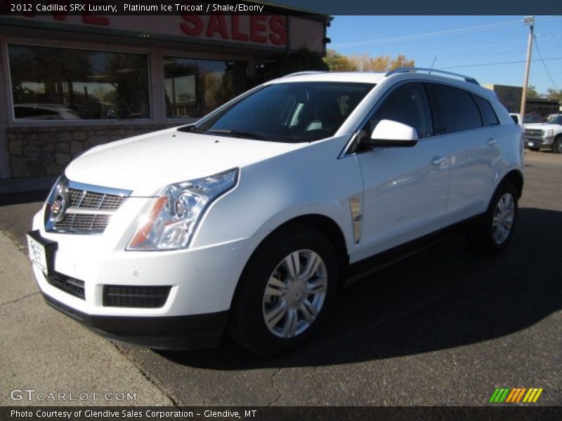 Platinum Ice Tricoat / Shale/Ebony 2012 Cadillac SRX Luxury