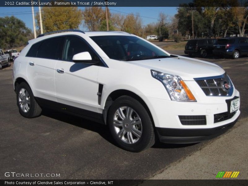 Platinum Ice Tricoat / Shale/Ebony 2012 Cadillac SRX Luxury