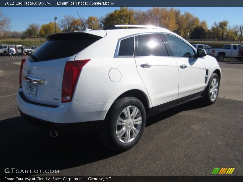 Platinum Ice Tricoat / Shale/Ebony 2012 Cadillac SRX Luxury