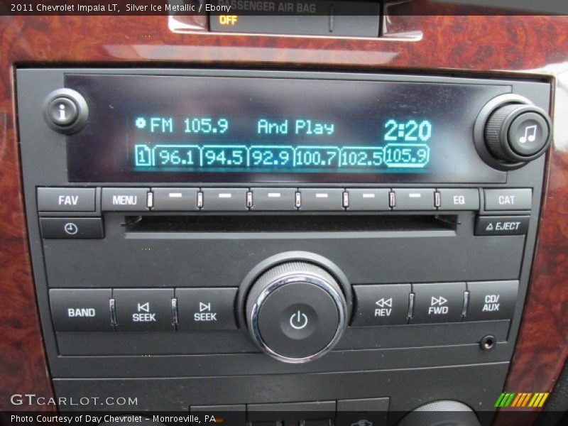 Silver Ice Metallic / Ebony 2011 Chevrolet Impala LT