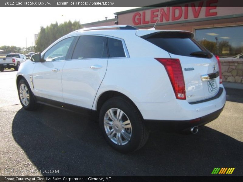 Platinum Ice Tricoat / Shale/Ebony 2012 Cadillac SRX Luxury