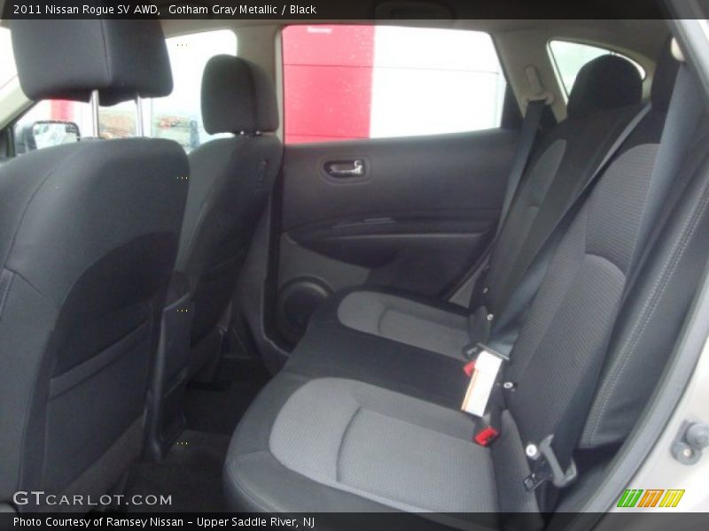 Gotham Gray Metallic / Black 2011 Nissan Rogue SV AWD