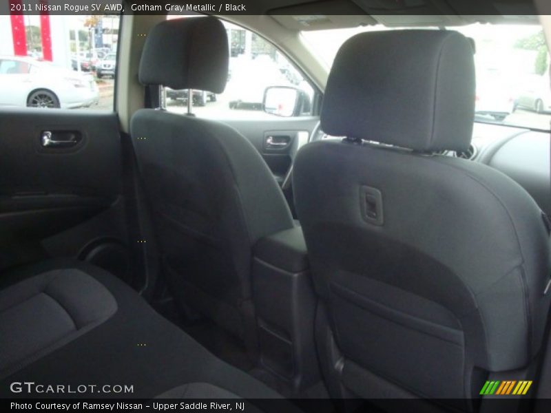 Gotham Gray Metallic / Black 2011 Nissan Rogue SV AWD