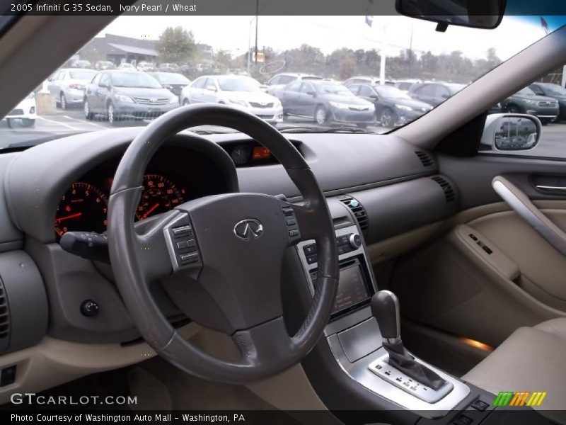 Ivory Pearl / Wheat 2005 Infiniti G 35 Sedan