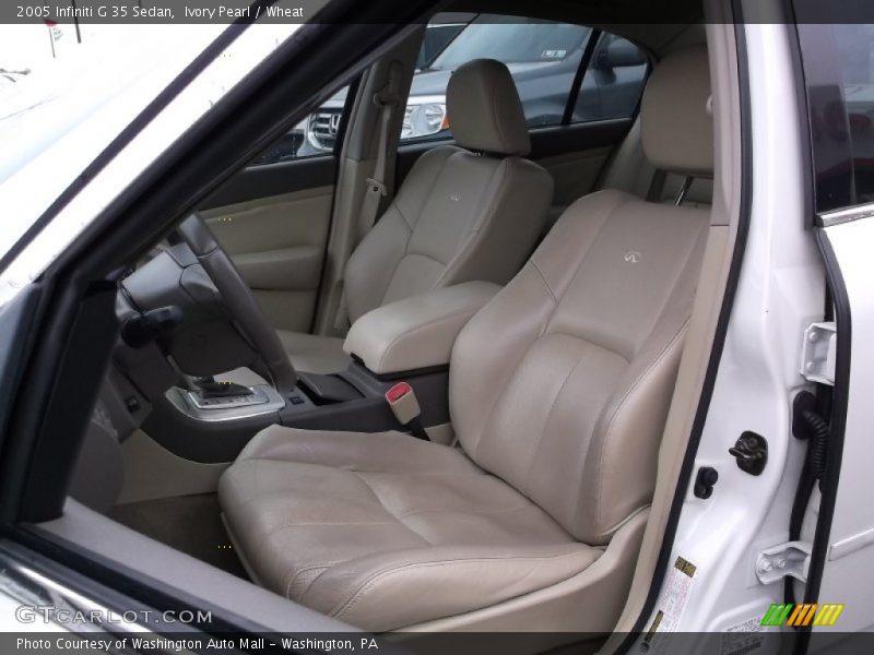 Ivory Pearl / Wheat 2005 Infiniti G 35 Sedan