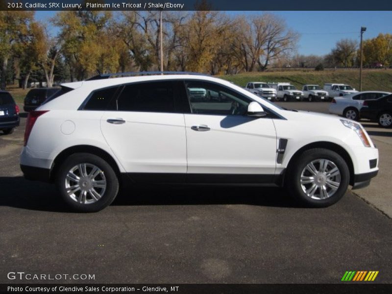 Platinum Ice Tricoat / Shale/Ebony 2012 Cadillac SRX Luxury