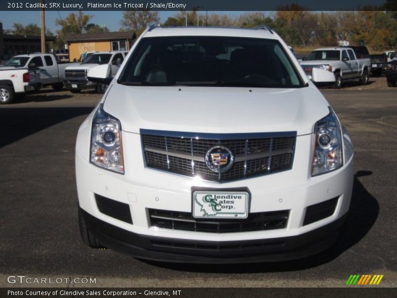 Platinum Ice Tricoat / Shale/Ebony 2012 Cadillac SRX Luxury