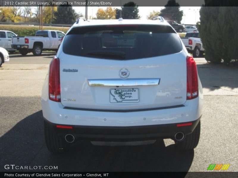Platinum Ice Tricoat / Shale/Ebony 2012 Cadillac SRX Luxury