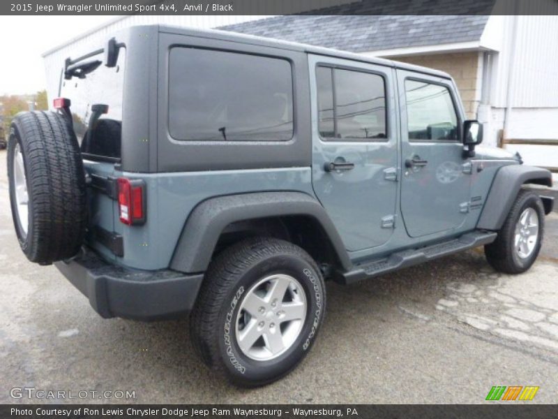 Anvil / Black 2015 Jeep Wrangler Unlimited Sport 4x4