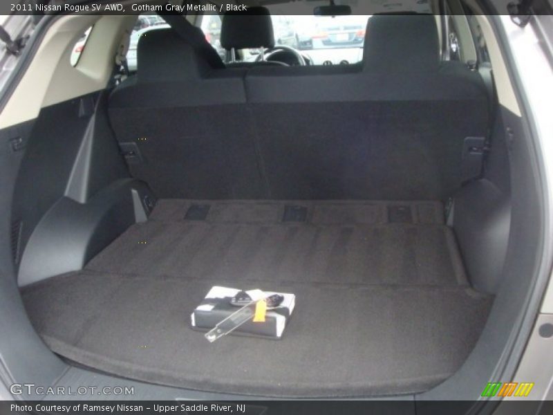 Gotham Gray Metallic / Black 2011 Nissan Rogue SV AWD