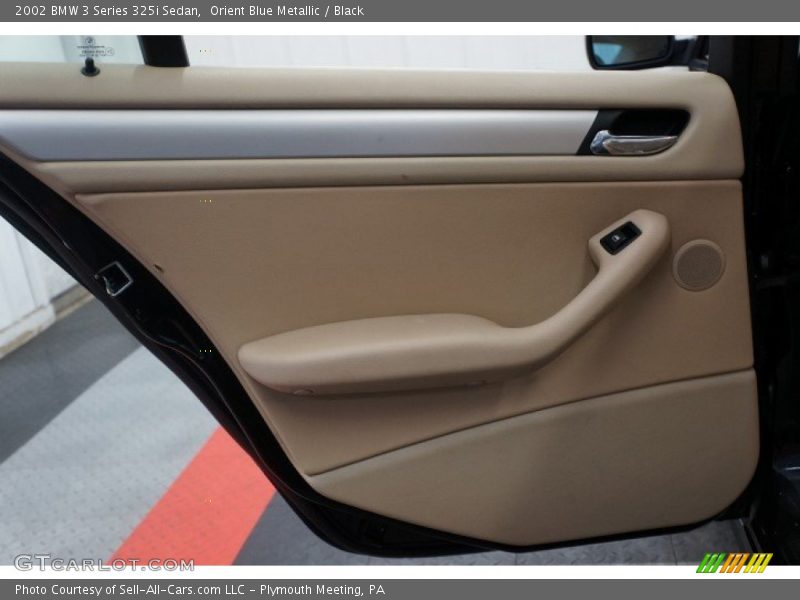 Orient Blue Metallic / Black 2002 BMW 3 Series 325i Sedan
