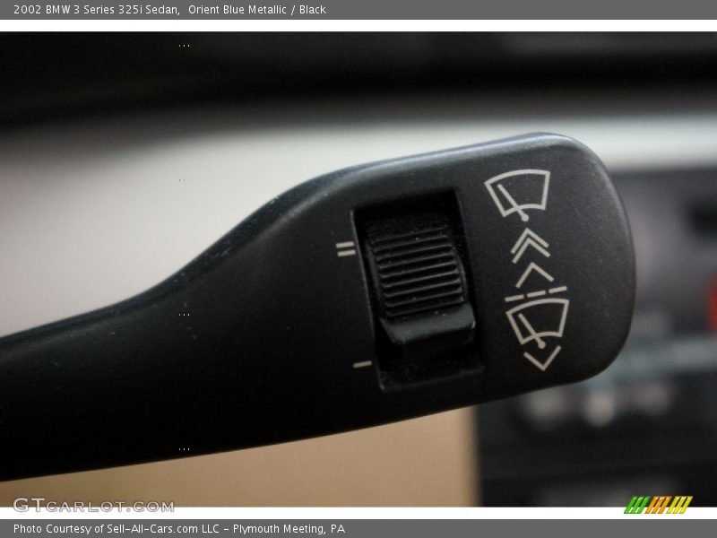 Orient Blue Metallic / Black 2002 BMW 3 Series 325i Sedan