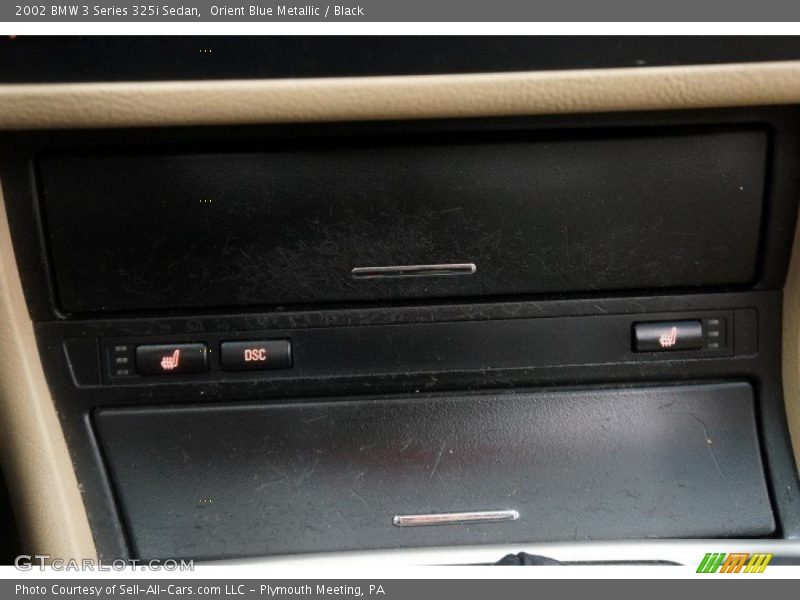 Orient Blue Metallic / Black 2002 BMW 3 Series 325i Sedan