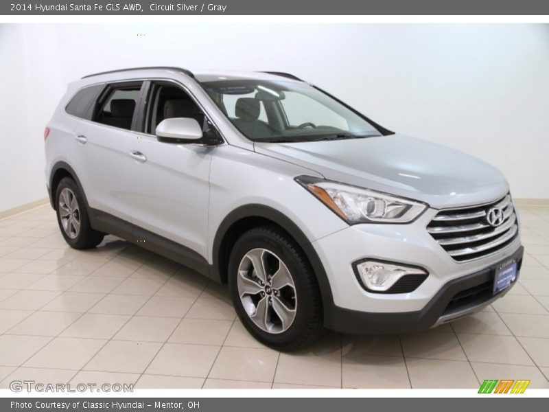 Circuit Silver / Gray 2014 Hyundai Santa Fe GLS AWD