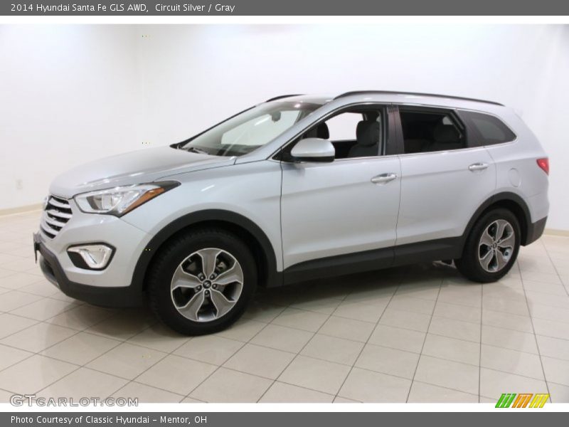 Circuit Silver / Gray 2014 Hyundai Santa Fe GLS AWD