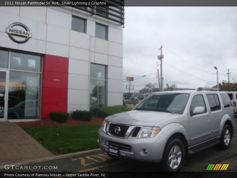 Silver Lightning / Graphite 2011 Nissan Pathfinder SV 4x4