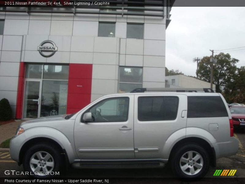 Silver Lightning / Graphite 2011 Nissan Pathfinder SV 4x4