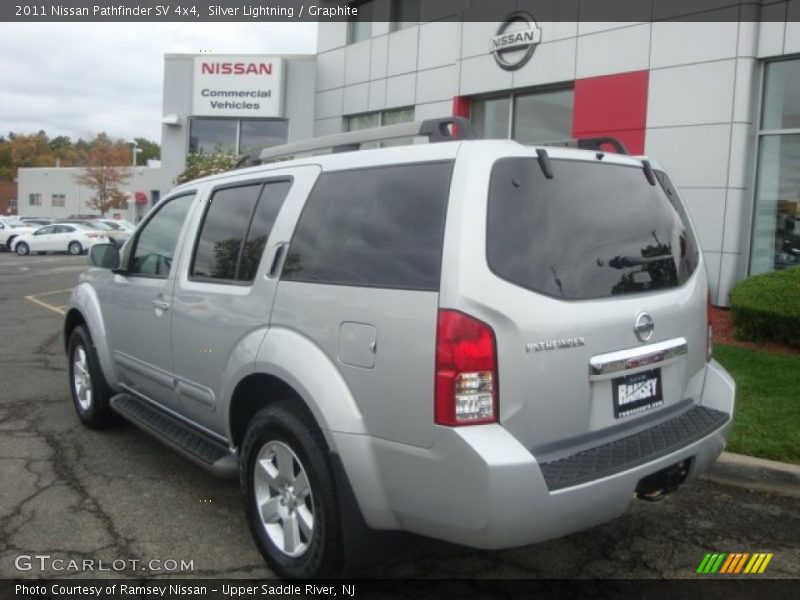 Silver Lightning / Graphite 2011 Nissan Pathfinder SV 4x4