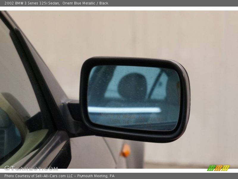 Orient Blue Metallic / Black 2002 BMW 3 Series 325i Sedan