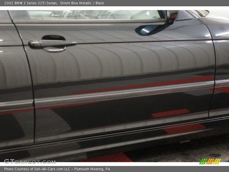 Orient Blue Metallic / Black 2002 BMW 3 Series 325i Sedan