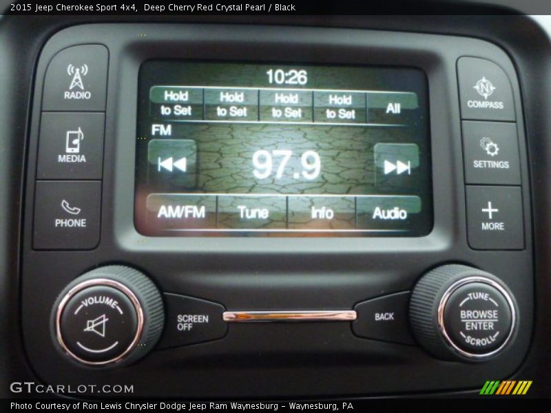 Controls of 2015 Cherokee Sport 4x4
