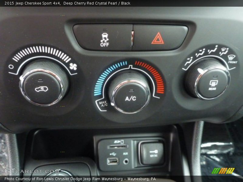 Deep Cherry Red Crystal Pearl / Black 2015 Jeep Cherokee Sport 4x4