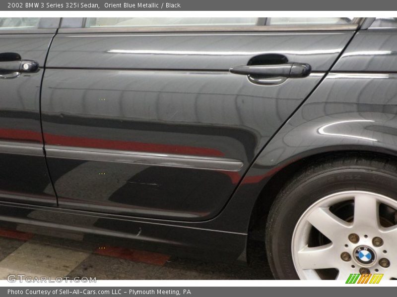 Orient Blue Metallic / Black 2002 BMW 3 Series 325i Sedan