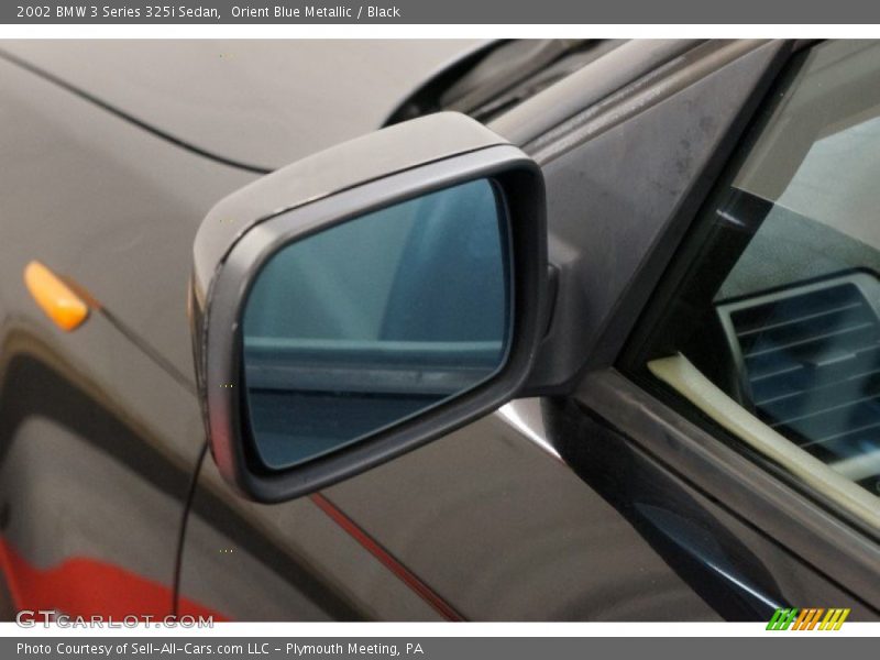 Orient Blue Metallic / Black 2002 BMW 3 Series 325i Sedan