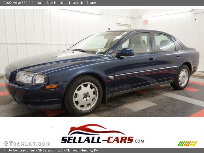 Nautic Blue Metallic / Taupe/LightTaupe 2002 Volvo S80 2.9