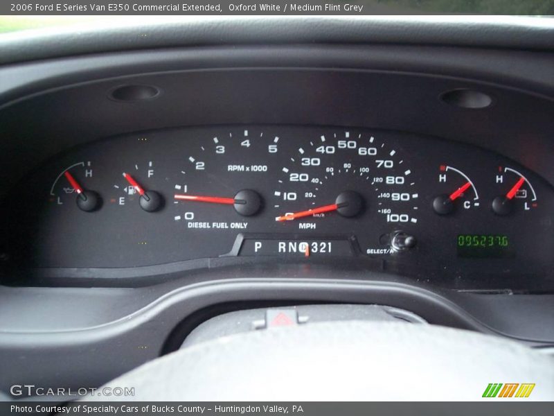 Oxford White / Medium Flint Grey 2006 Ford E Series Van E350 Commercial Extended