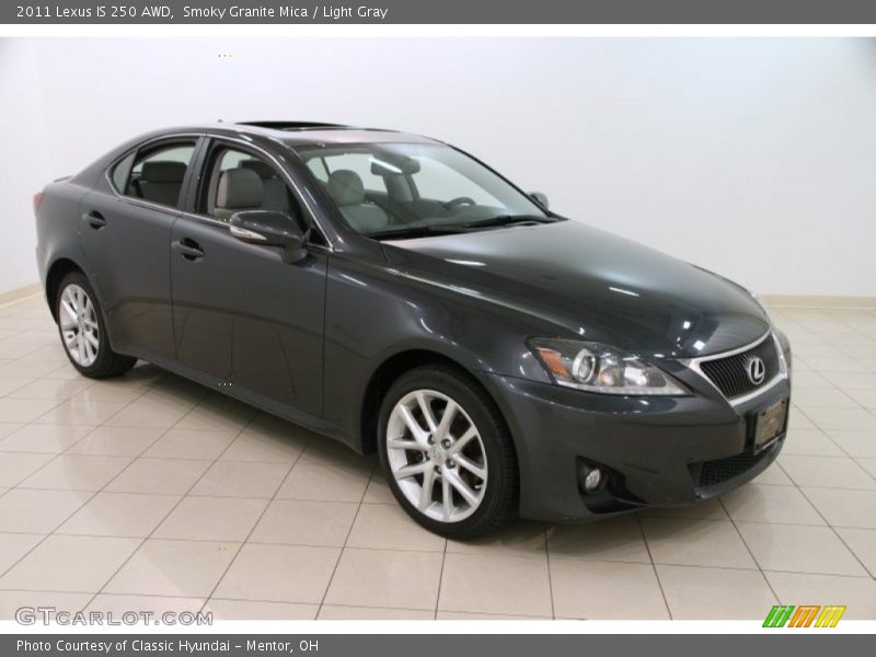 Smoky Granite Mica / Light Gray 2011 Lexus IS 250 AWD