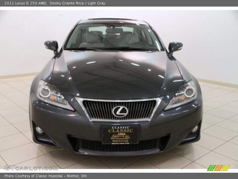 Smoky Granite Mica / Light Gray 2011 Lexus IS 250 AWD