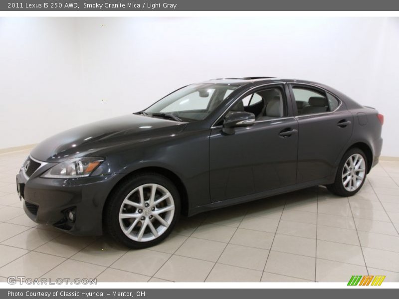 Smoky Granite Mica / Light Gray 2011 Lexus IS 250 AWD