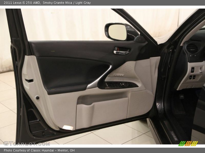 Smoky Granite Mica / Light Gray 2011 Lexus IS 250 AWD