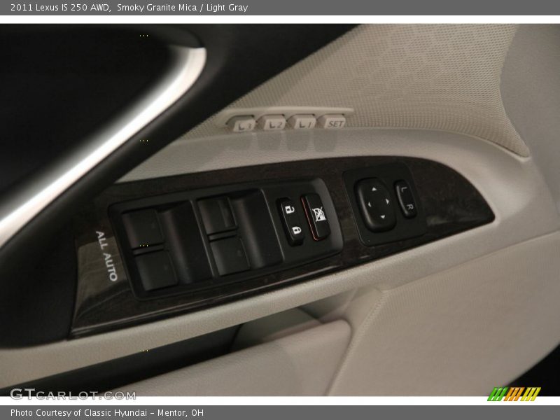 Smoky Granite Mica / Light Gray 2011 Lexus IS 250 AWD