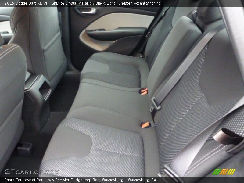 Granite Crystal Metallic / Black/Light Tungsten Accent Stitching 2015 Dodge Dart Rallye