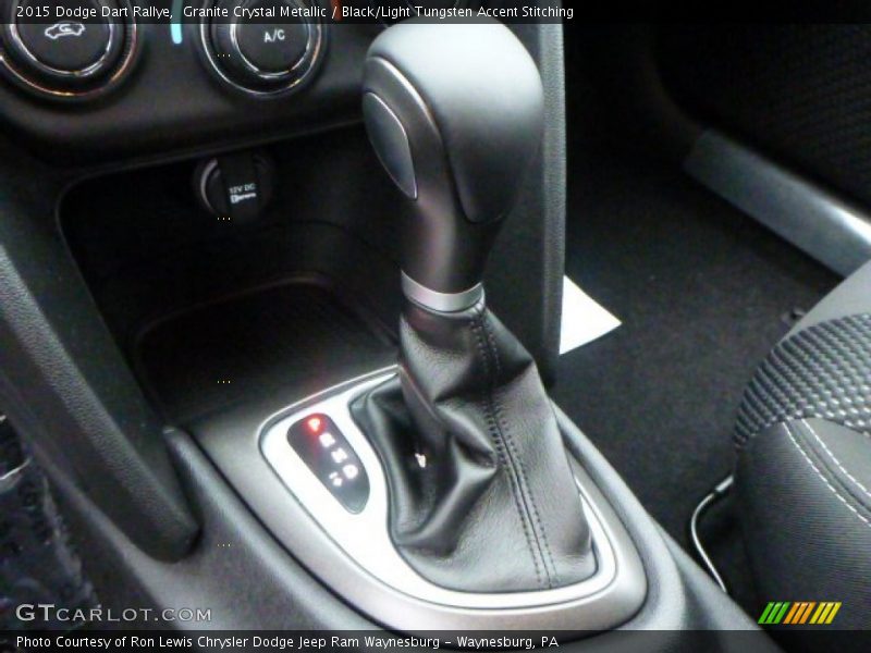 Granite Crystal Metallic / Black/Light Tungsten Accent Stitching 2015 Dodge Dart Rallye