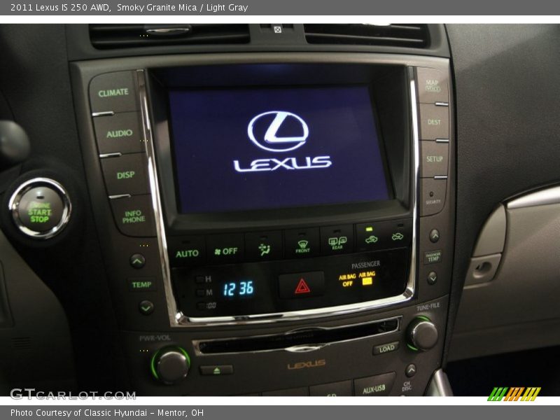 Smoky Granite Mica / Light Gray 2011 Lexus IS 250 AWD