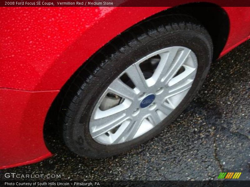 Vermillion Red / Medium Stone 2008 Ford Focus SE Coupe