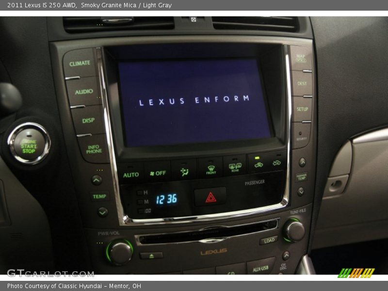 Smoky Granite Mica / Light Gray 2011 Lexus IS 250 AWD