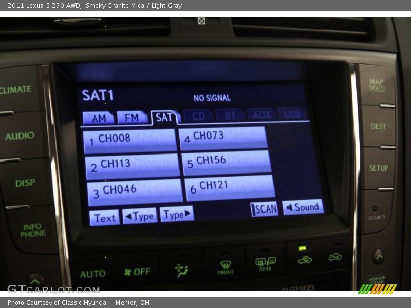 Smoky Granite Mica / Light Gray 2011 Lexus IS 250 AWD