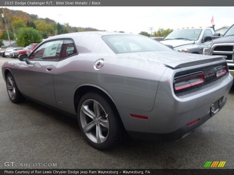 Billet Silver Metallic / Black 2015 Dodge Challenger R/T
