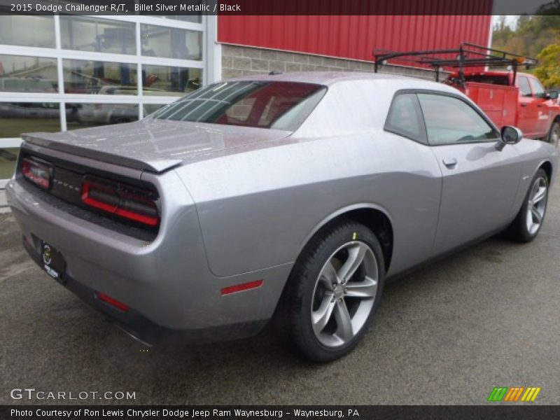 Billet Silver Metallic / Black 2015 Dodge Challenger R/T