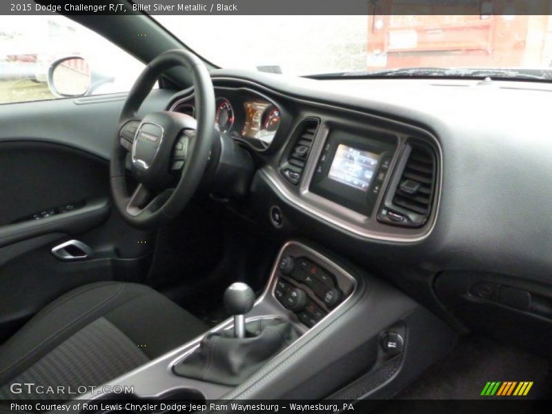 Billet Silver Metallic / Black 2015 Dodge Challenger R/T