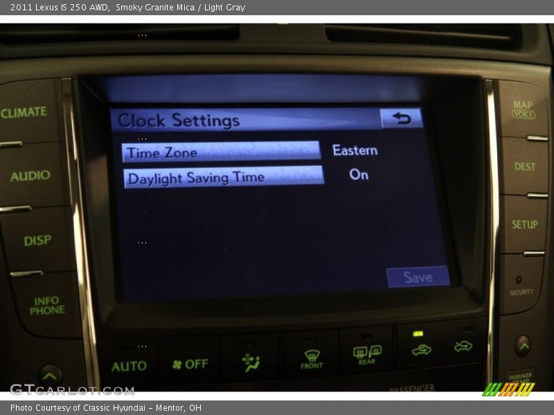 Smoky Granite Mica / Light Gray 2011 Lexus IS 250 AWD