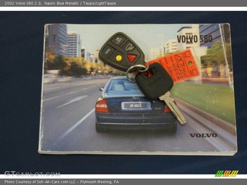 Nautic Blue Metallic / Taupe/LightTaupe 2002 Volvo S80 2.9